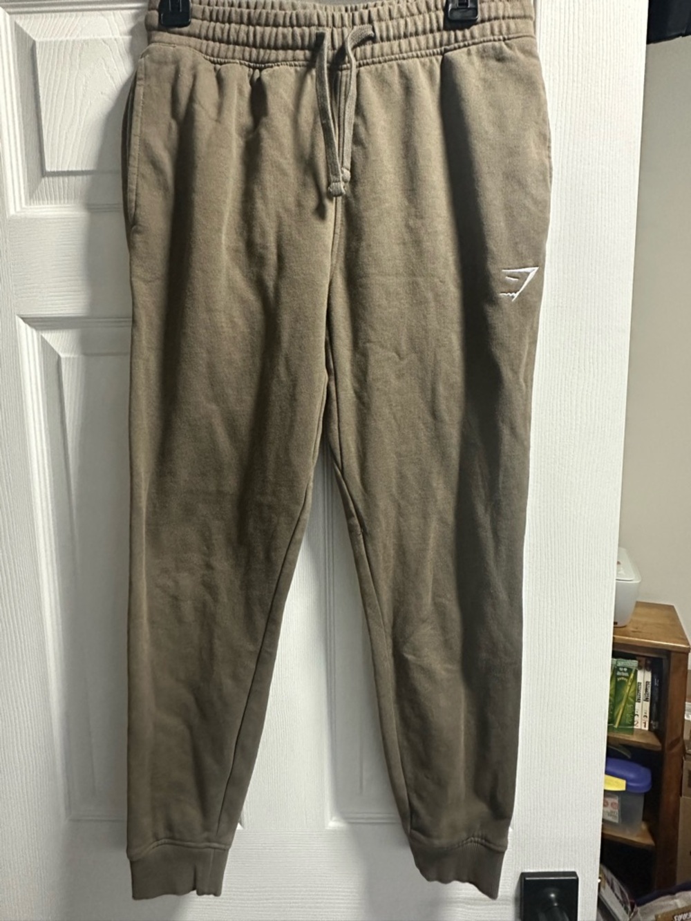 Men's Gymshark Jogger Sweatpants in Olive Taupe